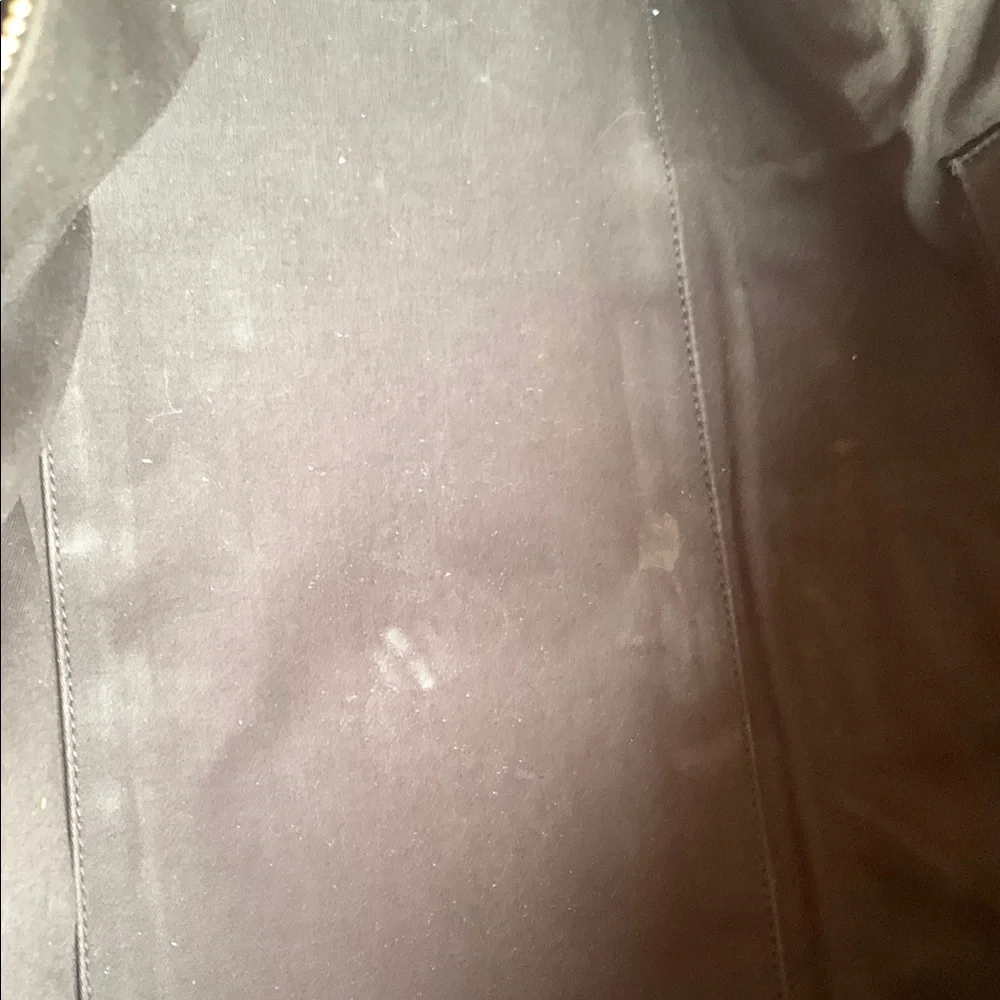 Yves Saint Laurent- Authentic 🍀 Brown Leather Satchel with Gold Y Hardware - Picture 9 of 12